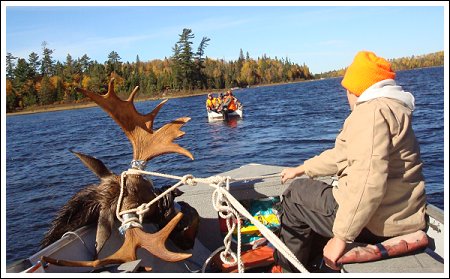 Moose Hunting - Lake Ogascanan Lodge