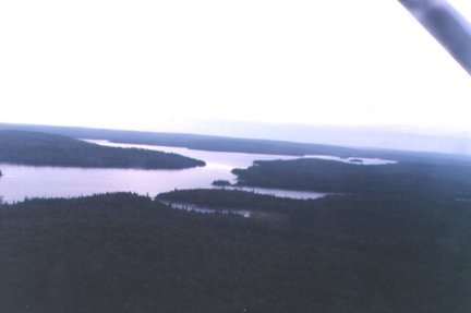 Point B Aerial View - Lake Ogascanan - Quebec